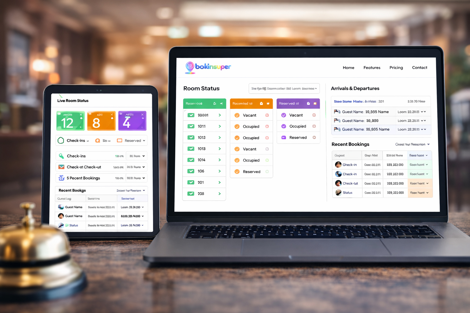 Booking super Dashboard
